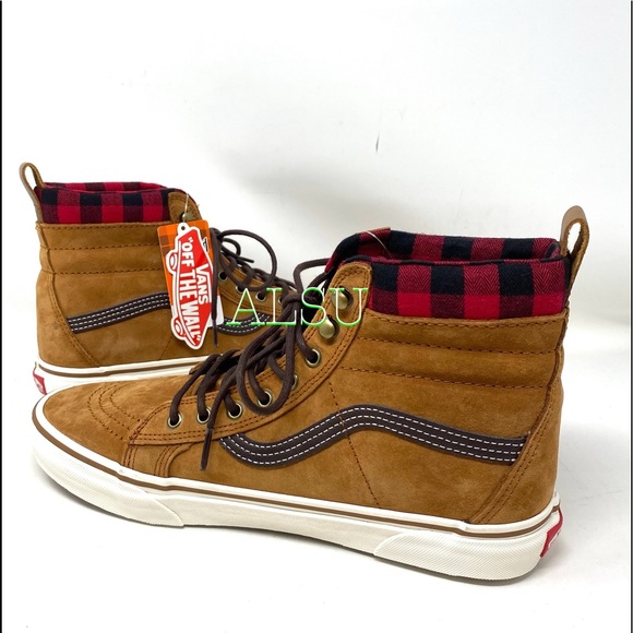 VANS SK8-HI MTE Glazed Ginger Tan Women Sneak Boot - Picture 2 of 9